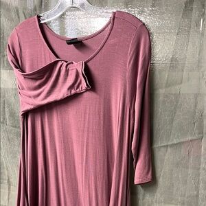 Agnes & Dora Dusty Rose Midi Dress